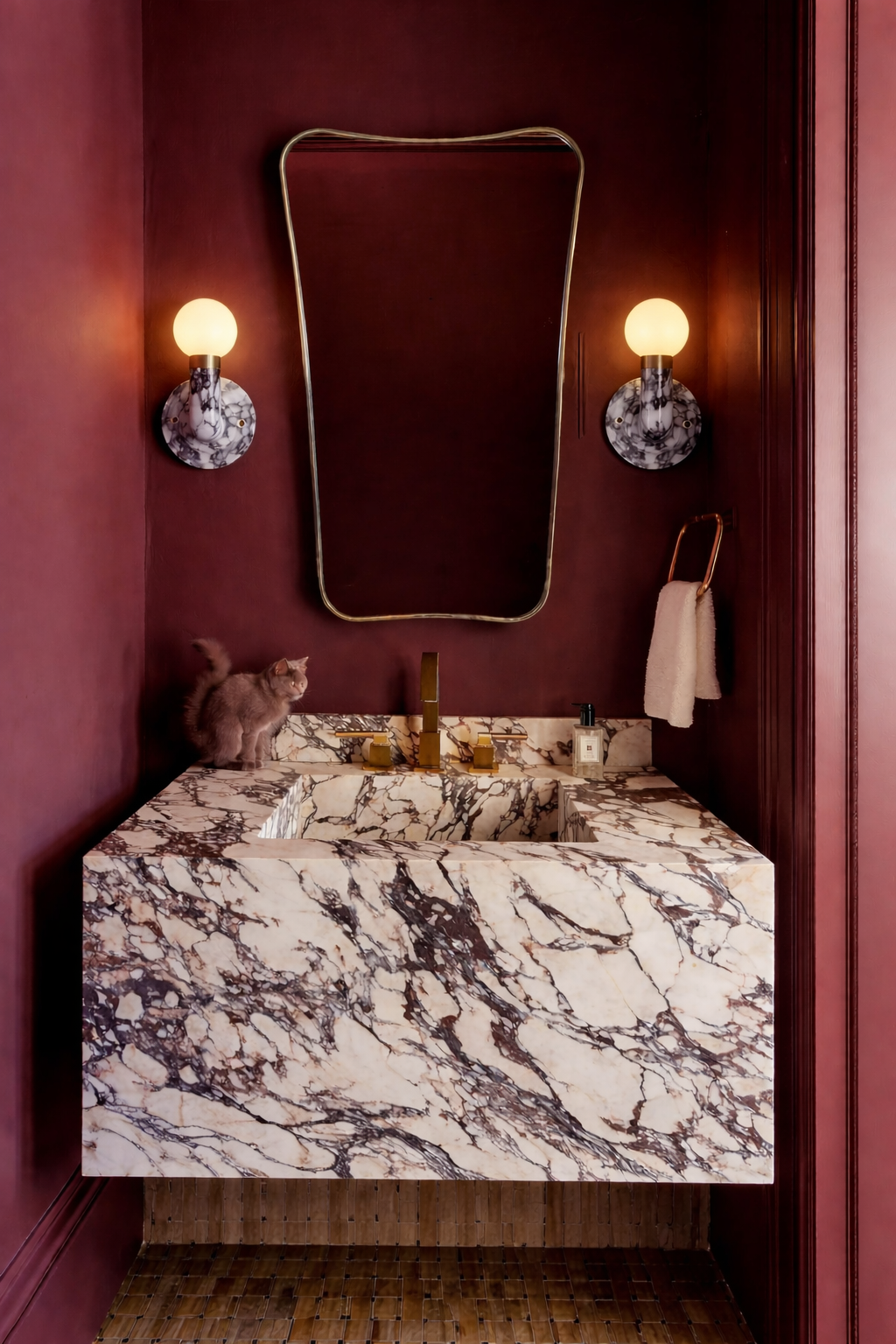 Around The World Marble Sconce