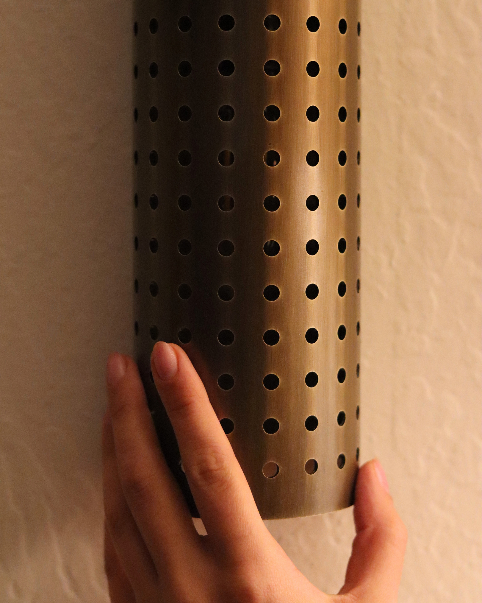 The Eclipse Perforated Sconce