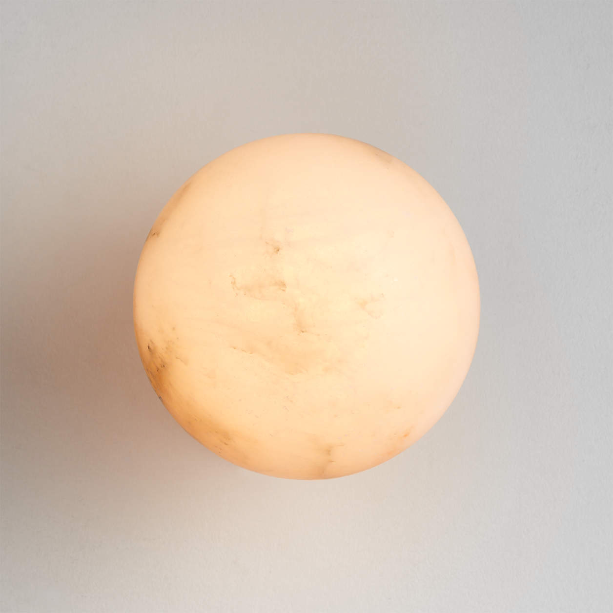 Alabaster Globe Sconce
