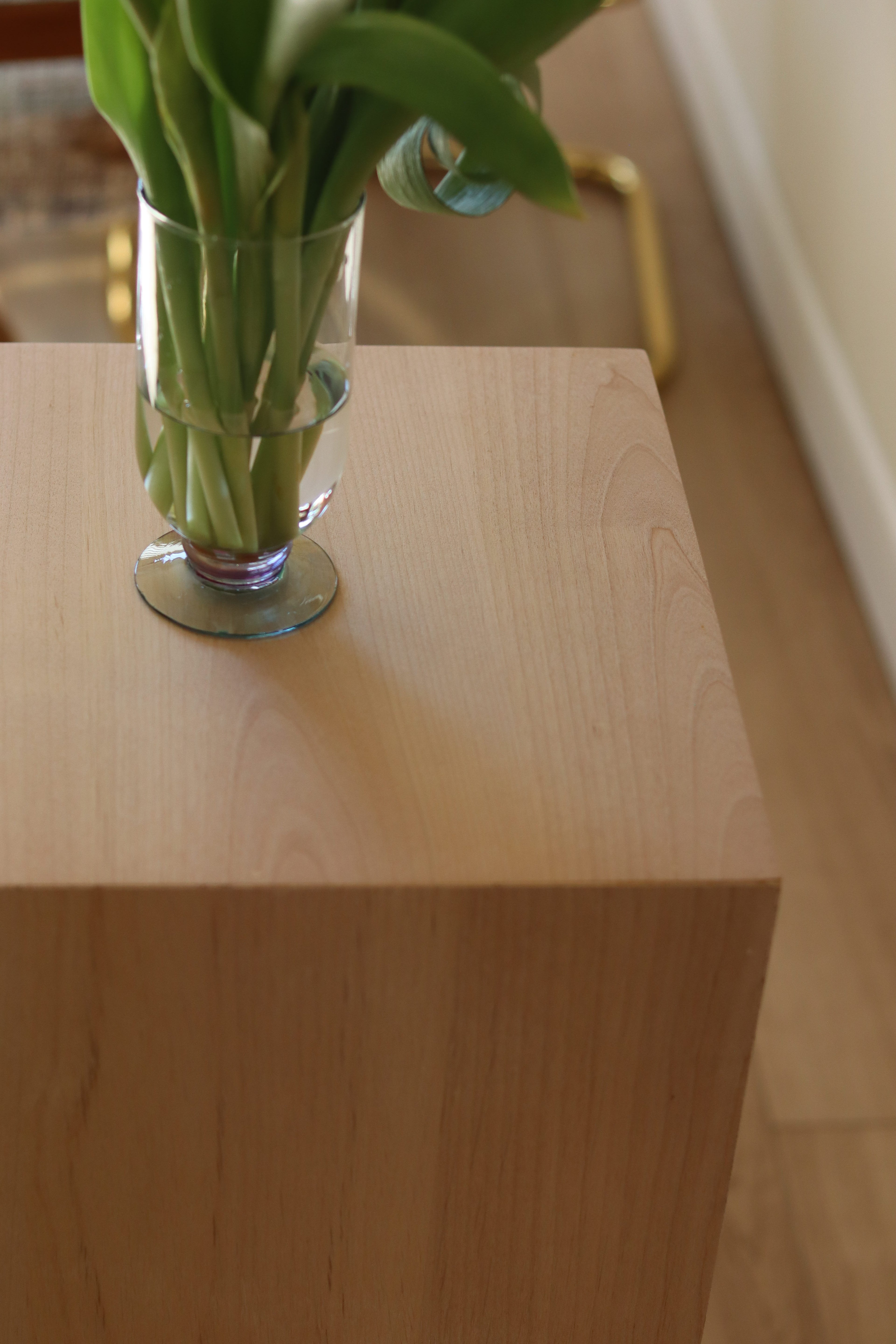 Lignum Alder Wood Pedestal Table