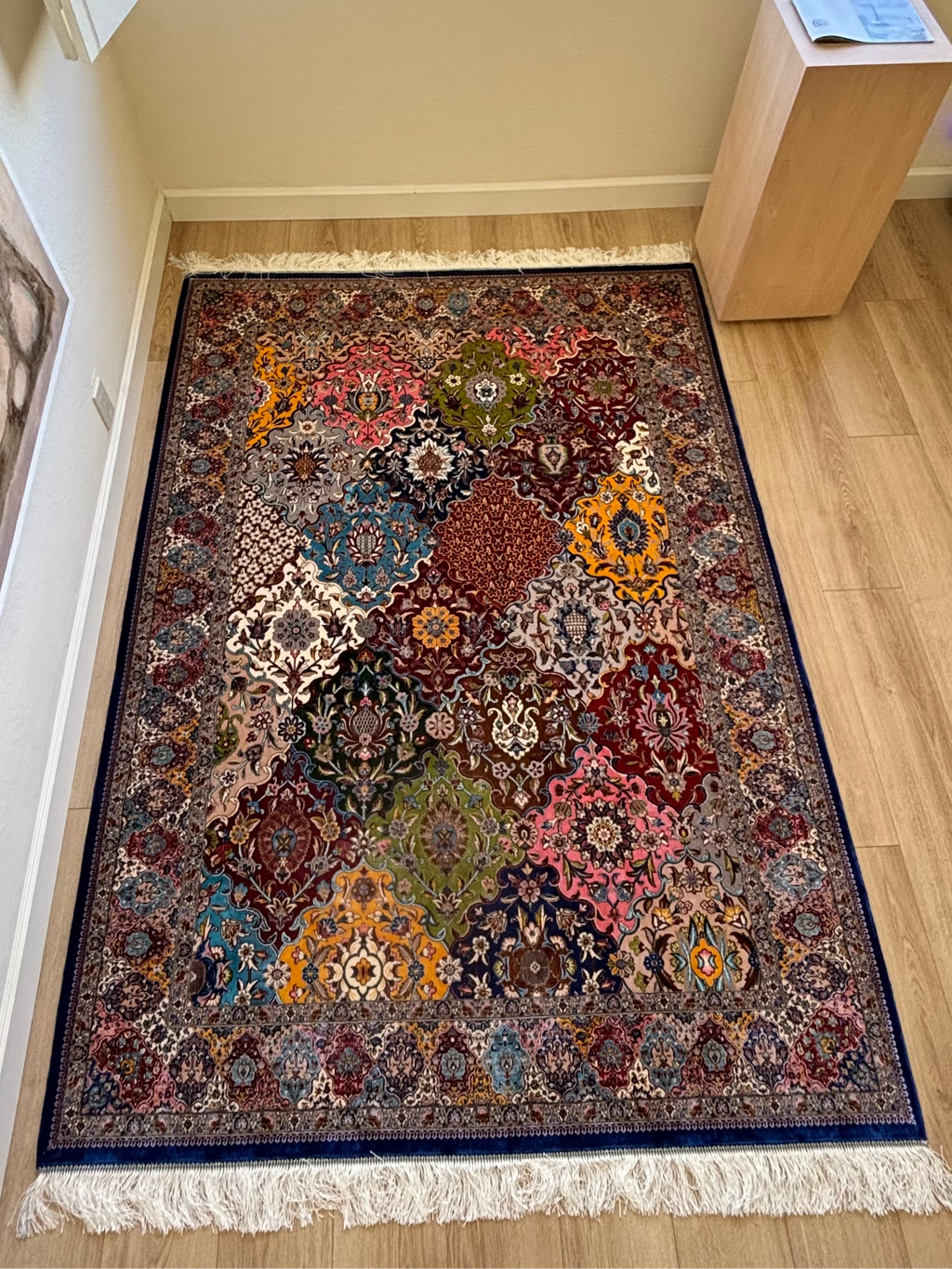 Mosaic Garden Silk & Wool Rug