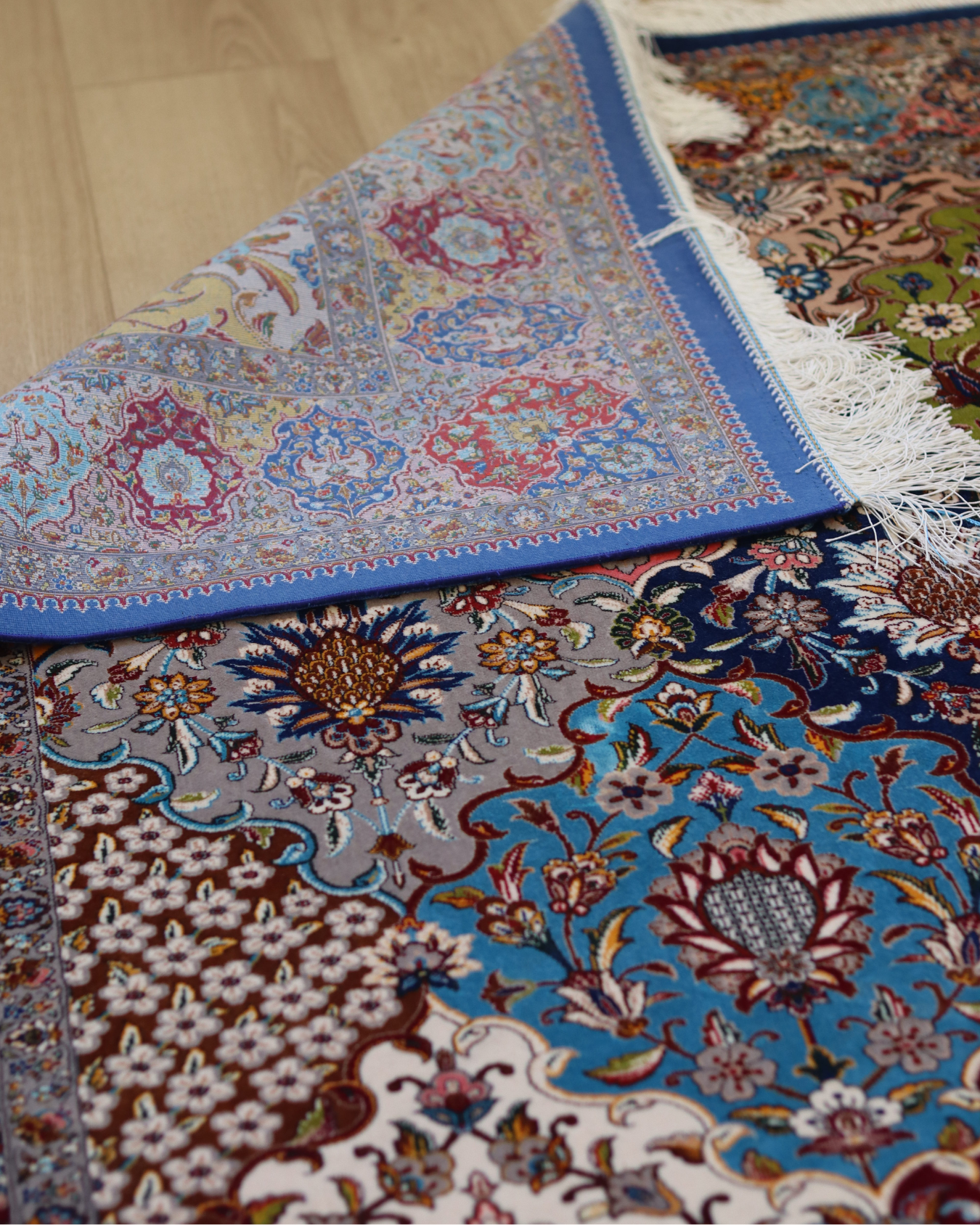 Mosaic Garden Silk & Wool Rug