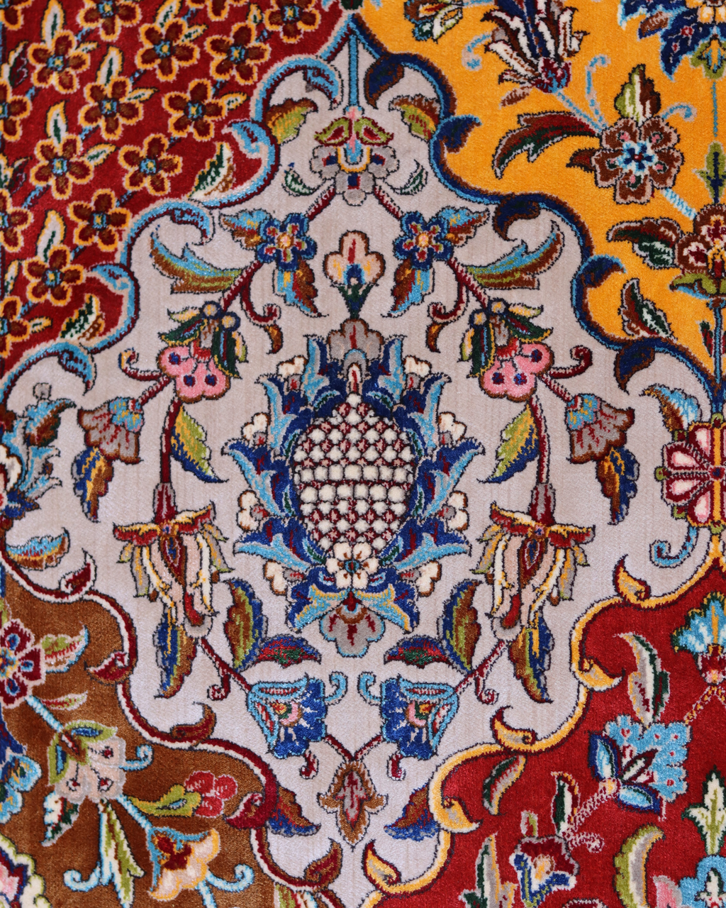 Mosaic Garden Silk & Wool Rug