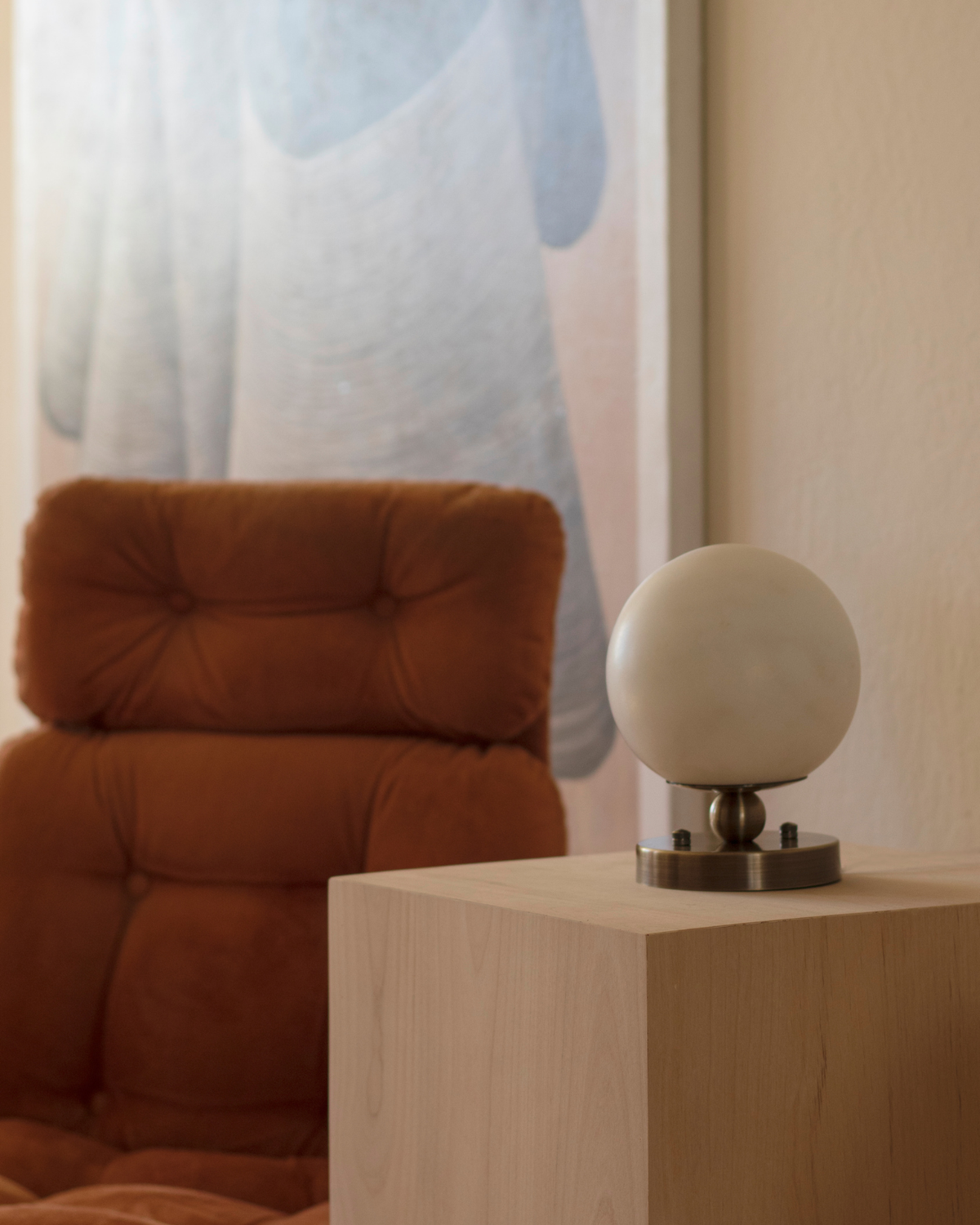 Venus Alabaster Globe Sconce