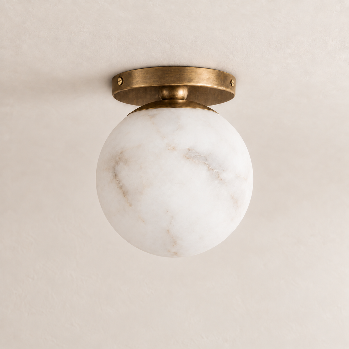 Venus Alabaster Globe Sconce