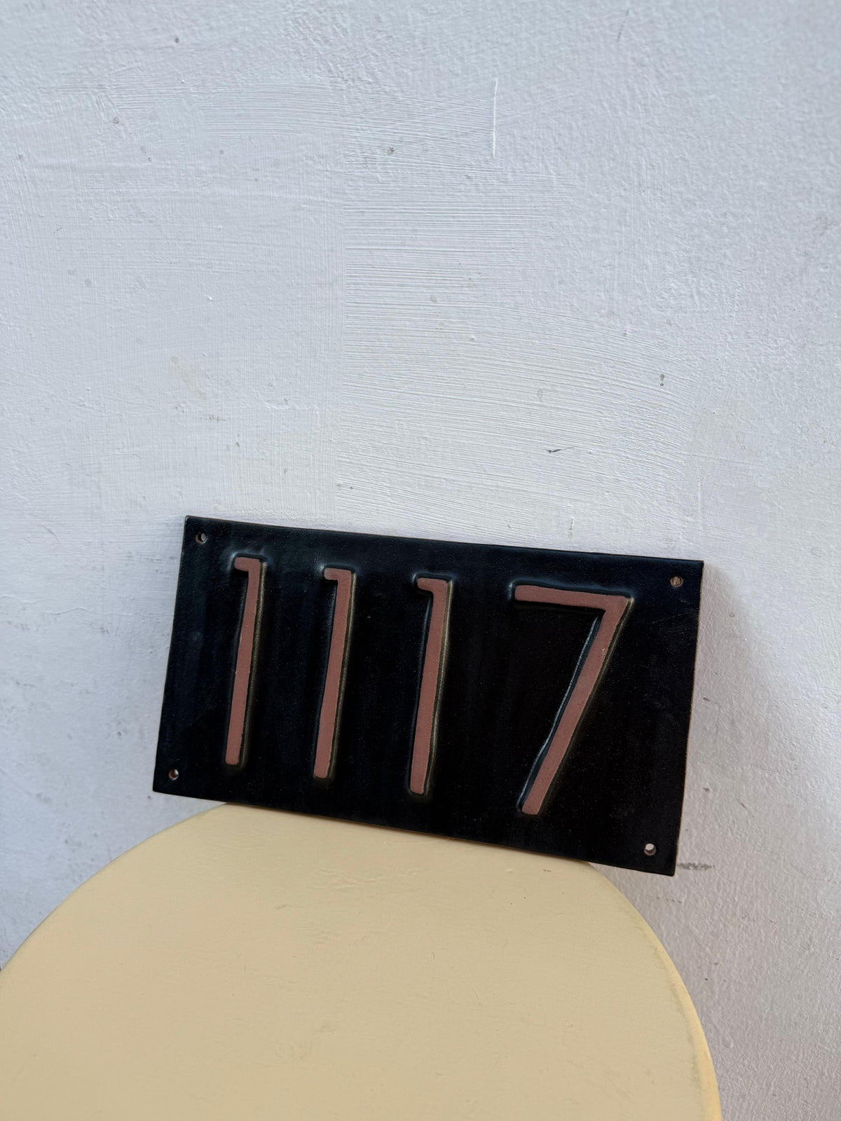 Desert Modern House Numbers