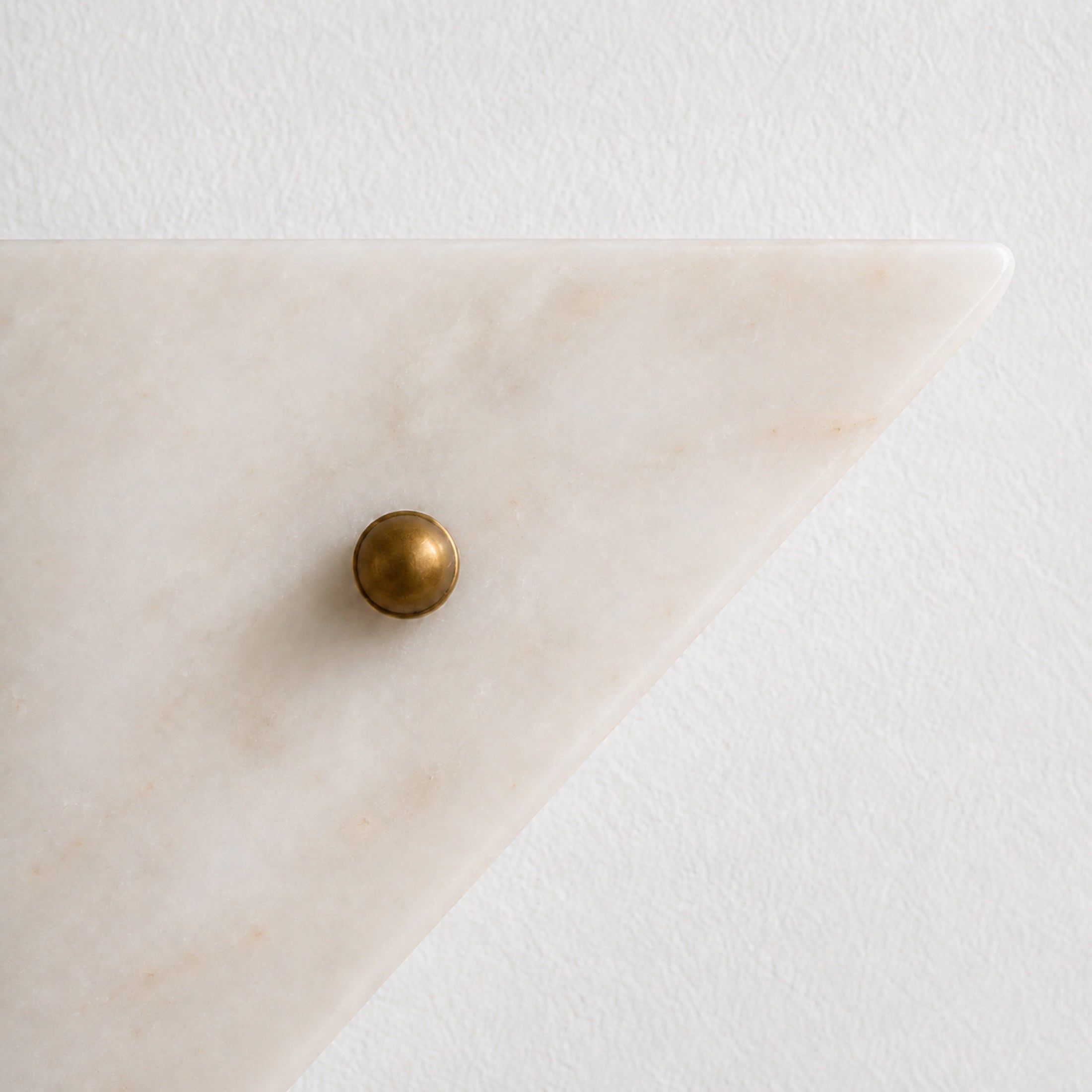 Grand Alabaster Pyramid Wall Light — view 3