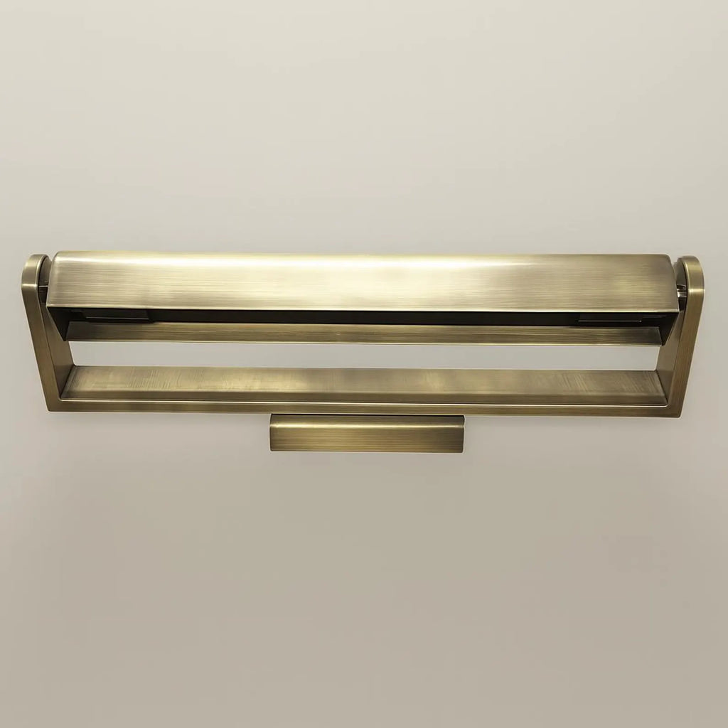 Quasar Aged Brass Adjustable Picture Light