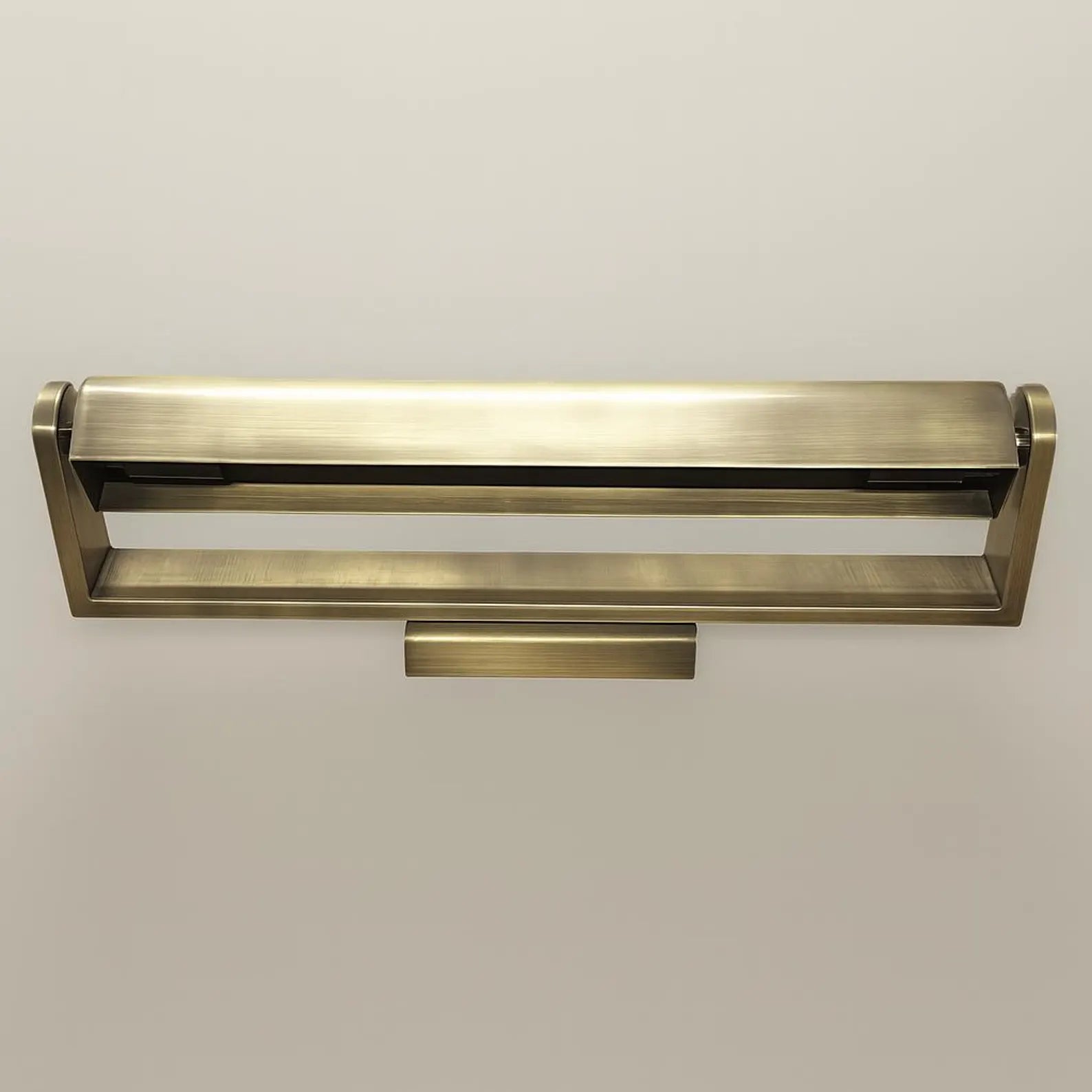 Quasar Aged Brass Adjustable Picture Light