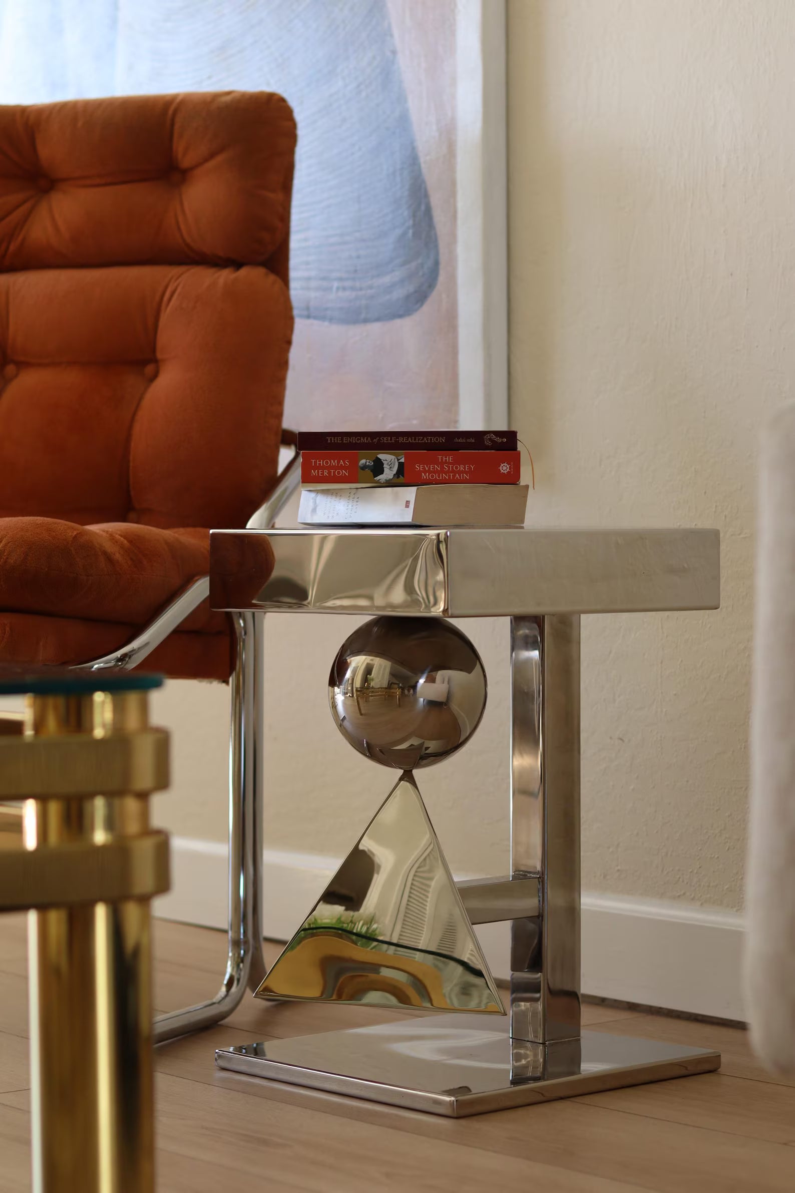 S33 Modern Steel Side Table