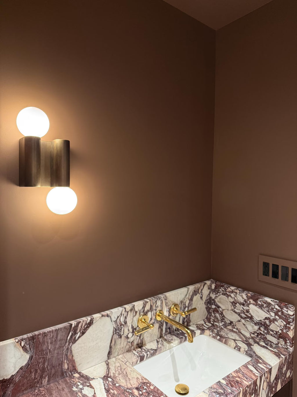 Isorropia Dual Globe Wall Sconce