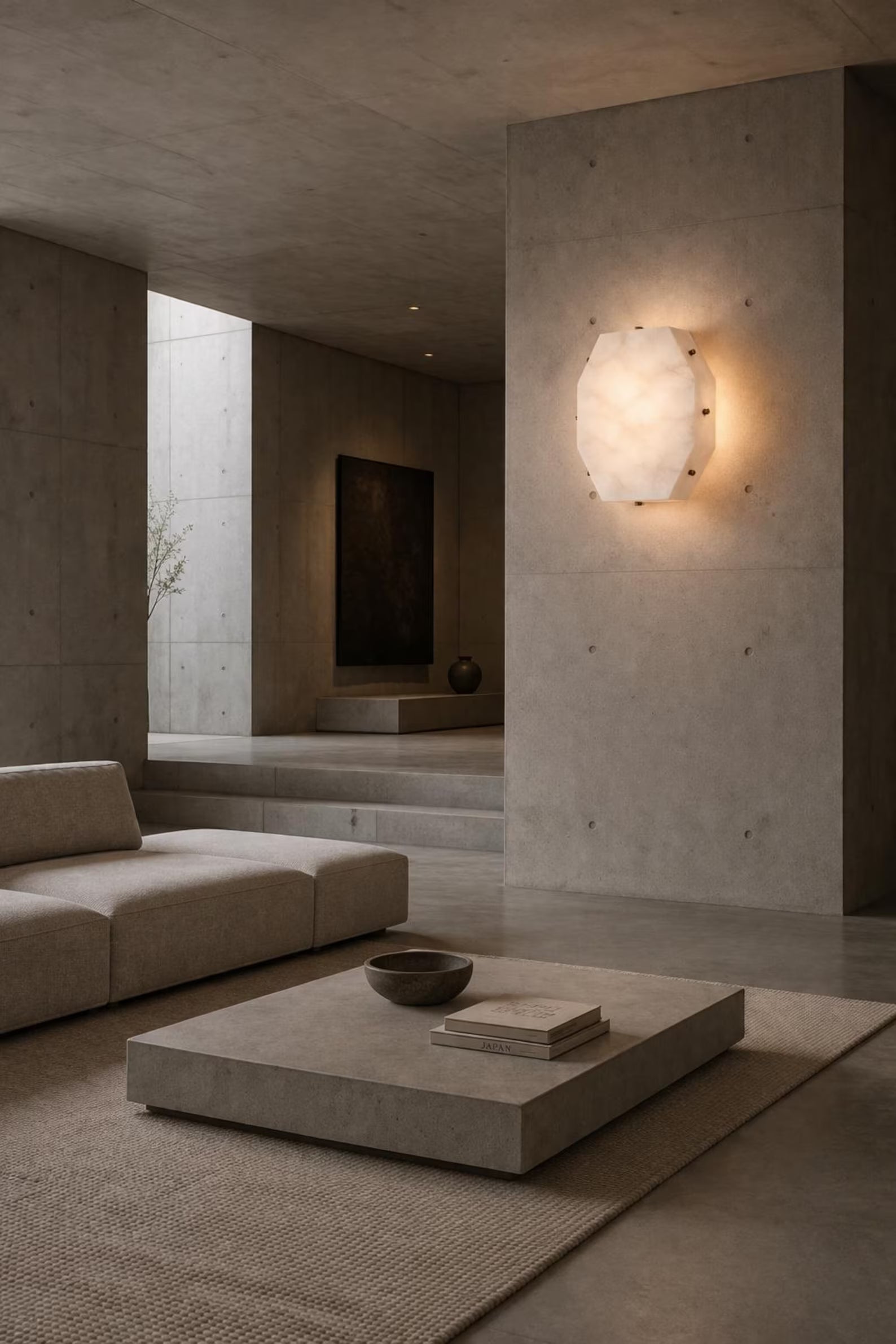 Otto Sculptural Marble Fixture