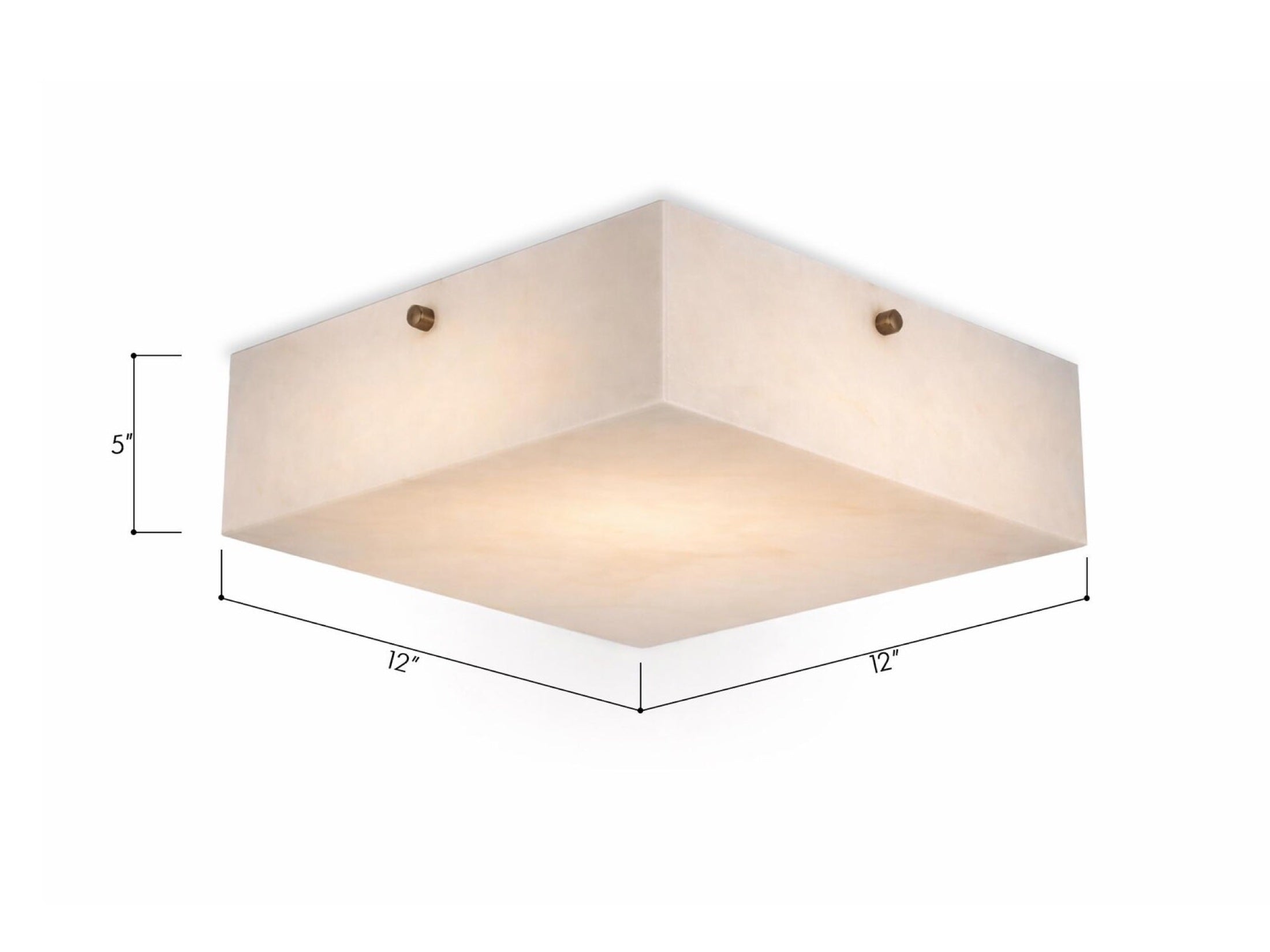 Plateía Square Flush Mount — view 2