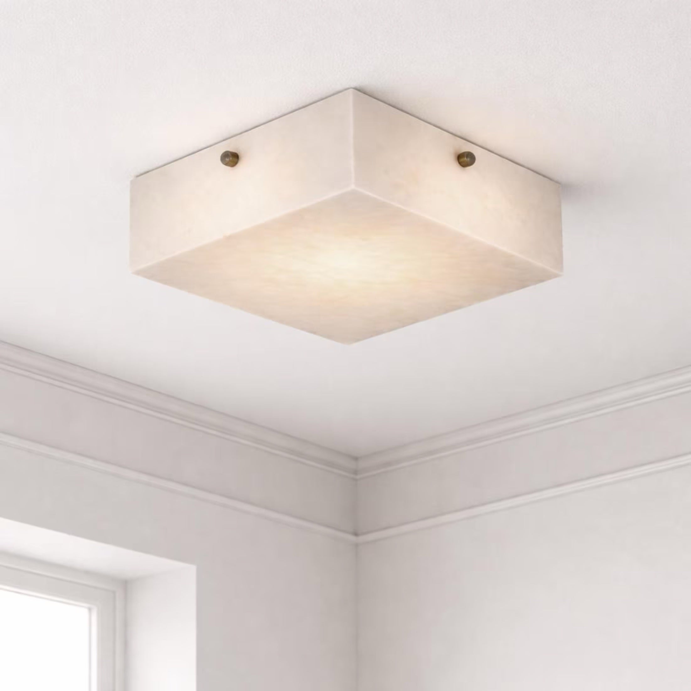 Plateía Square Flush Mount — view 3 #on